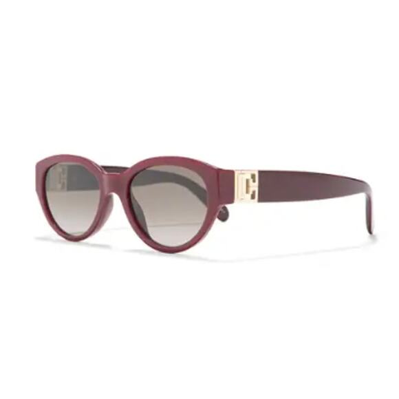 Givenchy 52mm Oval Sunglasses burgundy
